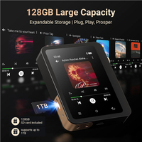 HiFi MP3 pour 5.3 haute résolution DSD lecteur de musique Portable sans perte <2 pouces 1 to de stockage prend en charge FLAC/WAV 20 + heures d'autonomie de la batterie