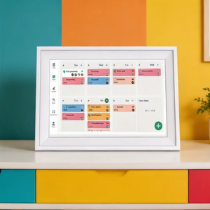 Calendario Digital Inteligente con WiFi de 10.1 Pulgadas, Organizador Familiar y Planificador Compartido, Pantalla Táctil con Sincronización en la Nube - Product Image 1