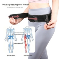 Ceinture de Soutien Lombaire Ajustable et Respirante pour le Sport et le Fitness, Aide à l'Alignement Pelvien, Corset Stabilisateur Pelvien, Soutien de Contrôle Abdominal