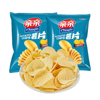 Keripik Kentang Rasa Lemon Madu 60G Produsen OEM Camilan Goreng Tekstur Renyah