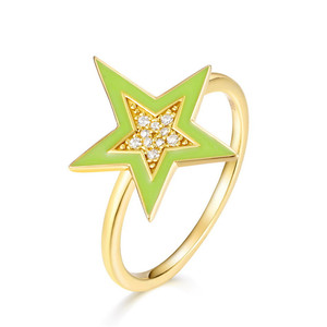 Custom Hot Selling Japan Luxury Sterling Silver Finger <strong>Rings</strong> Stars Heart Flower Crown Rhinestone <strong>Moonstone</strong> <strong>Ring</strong> for Women - Product Image 6