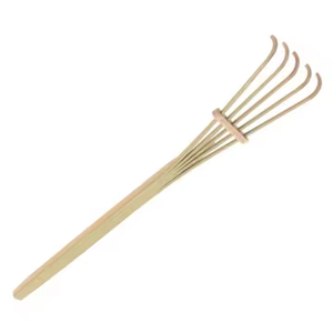 Râteau à <span class=keywords><strong>sable</strong></span> miniature en bambou 100% naturel et durable - Outil biodégradable et respectueux de l'environnement pour la plage et la décoration de jardin <span class=keywords><strong>zen</strong></span> - Product Image 1