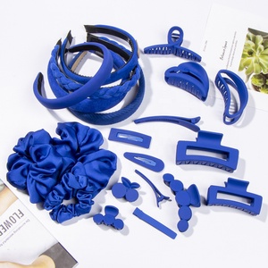 Juego de Accesorios para el Cabello MIO Popular en <span class=keywords><strong>Azul</strong></span> <span class=keywords><strong>Klein</strong></span>, Pinzas para el Cabello, Coleteros, Diademas para Mujeres y Niñas, Decoraciones para el Cabello para el Día a Día - Product Image 2