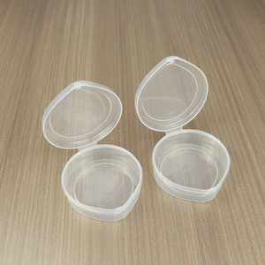Customized Logo Printing Factory Yiwu Offset Printing Desktop Storage Box Solid Color Covered L Shaped Powder Puff Box - Product Image 2