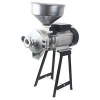 Petit moulin à grains sec et humide à double usage, moteur 3000W, pour blé, maïs, fèves de cacao, cacahuètes, graines de melon, farine, soja, à vendre