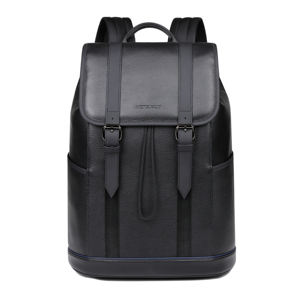 Оптовая продажа: Новинка! Премиальный мужской рюкзак из натуральной кожи для ноутбука 15,6 дюймов, повседневный, для офиса и путешествий, из высококачественной воловьей кожи. - Product Image 1