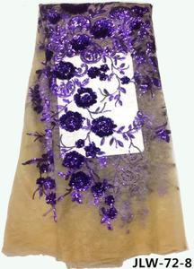 Hoa Thanh Lịch Sequins dài ăn mềm vải ren lưới - Product Image 3