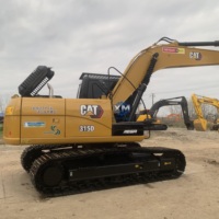 Excavatrice d'occasion Caterpillar 315D pour travaux de construction, démolition de bâtiments, opérations de concassage de sable et gravier, modèles 315D2, 320, 313, 312, 330