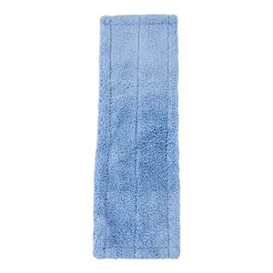 CX Blue Dust Mop Long Flat Floor Cleaning micro fiber microfibre mop heads