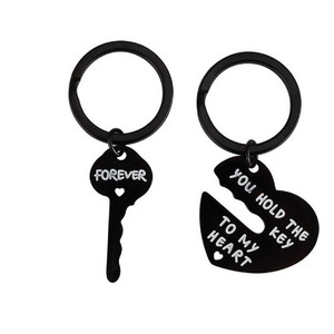 Pareja <span class=keywords><strong>novio</strong></span> novia Tienes la llave de <span class=keywords><strong>mi</strong></span> corazón Día de <span class=keywords><strong>San</strong></span> Valentín <span class=keywords><strong>regalos</strong></span> de cumpleaños amor llavero corazón llaveros de Metal - Product Image 2