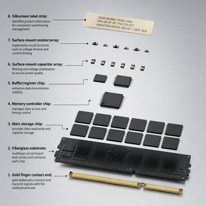 โมดูลหน่วยความจำเซิร์ฟเวอร์ 32GB DDR5-4800 ECC RDIMM รุ่น P43328-B21 Registered DIMM สำหรับศูนย์ข้อมูล - Product Image 6
