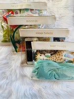 Sac à couches en cuir, pochette de voyage pour bébé, étui à couches transparent, ensemble de 3 pochettes organisatrices pour couches, comprenant une pochette à couches et une pochette pour articles secs et humides