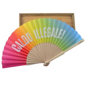 Abanicos de Bambú Personalizados para Regalos Promocionales - Logotipo y Diseño Personalizados - Descuentos por Compras al por Mayor - Product Image 1