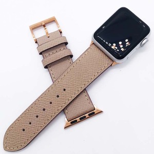 Top Quality Genuine Man Wrist <b>Watch</b> Band Replacement Grain 22mm 24mm Leather <b>Watch</b> Strap for Apple <b>Watch</b> Band - Product Image 2