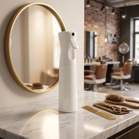 Bouteille pulvérisateur à brume continue 150ml 200ml 300ml, flacon en plastique pour désinfection à l'alcool, pulvérisateur automatique à pompe pour salon de coiffure