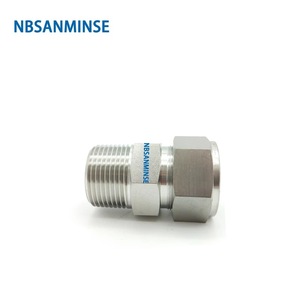 NBSANMINSE ข้อต่ออัดสแตนเลสพร้อมเกลียวภายนอกสำหรับการเชื่อมต่อท่อแข็ง ทนแรงดัน 3000PSI - Product Image 4
