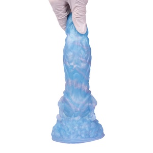 DL-C003 Dildo de Fantasía de Silicona Suave Luminoso, Dildo de Animal de Fantasía, Masturbador Femenino, Dildo Enorme, Juguetes Sexuales para Adultos al por Mayor - Product Image 6