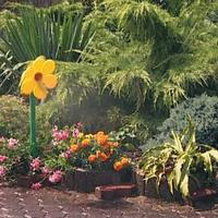 Arroseur de fleurs avec pic en plastique, arroseur de pelouse dansant Daisy, arroseur de jardin, buse de pulvérisation, irrigation de jardin