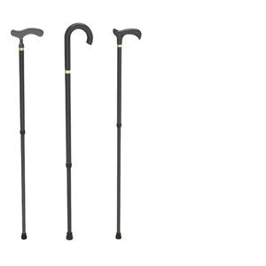 Canne télescopique en fibre de carbone, pliable en forme de J, aide à la marche pour personnes âgées, bâton pour homme âgé, capacité de charge de 300 lb - Product Image 2