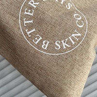 Sac à cosmétiques en toile de Jute de haute qualité avec cordon de serrage, emballage de produits de soins de la peau, pochette de maquillage en toile de Jute