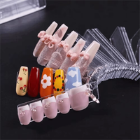 50 pièces de plaques de présentation rectangulaires pour échantillons de vernis gel UV, modèles de nuancier et présentoirs pour faux ongles