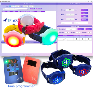 Pulseras Vibradoras LED de Silicona con Temporizador de Cuenta Regresiva, Diseño para Juegos en Interiores - Product Image 1