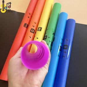 Instrument de musique à percussion éducatif, <span class=keywords><strong>tube</strong></span> sonore 8 tons, <span class=keywords><strong>tube</strong></span> arc-en-ciel coloré portable, prix - Product Image 4