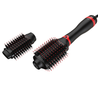 SMET Brosse Soufflante Professionnelle Détachable 2-en-1 Sèche-Cheveux à Air Chaud Une Étape