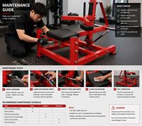 MRD Appareil Commercial de Musculation des Mollets Assis – Équipement de Fitness pour Entraînement des Muscles du Mollet