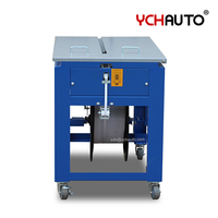 Machine d'emballage automatique de cartons avec ruban adhésif, machine à cerclage électrique robuste pour cartons en PP