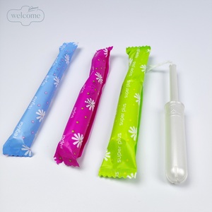 Produits à forte demande Tampons usagés pour femmes en vente Applicateur de coton Tampons tactiles en soie biodégradables biologiques pour femmes <span class=keywords><strong>Mini</strong></span> - Product Image 2