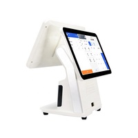 Terminal Punto de Venta Minorista, Pantalla Táctil de 15.6 Pulgadas, Todo en Uno, Caja Registradora con Impresora de Recibos de 58 mm, Módulo de Escaneo 2D Opcional para Pequeñas Empresas