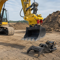 Attache rapide hydraulique inclinable à verrouillage avancé pour excavatrice de 5 tonnes