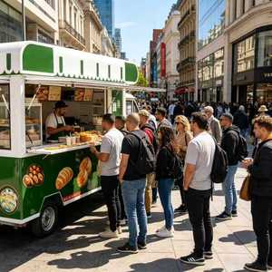 Vente Flash : Chariot de Restauration Mobile Électrique à 3 Roues, Idéal pour <span class=keywords><strong>Bonbons</strong></span> et Chips, Résistant à la Rouille, Capacité Personnalisable - Product Image 5