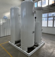 Concentrateur d'oxygène PSA disponible en OEM, moteur PLC pour l'aquaculture et l'élevage de poissons, roulement moteur ISO 20Nm3/h 220/380V 93%-99.6%