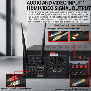 High-End Tower Speaker sistema Home Theater professionale Karaoke KTV doppio sistema <span class=keywords><strong>stereo</strong></span> Woofer in legno da 8 pollici per la casa - Product Image 6