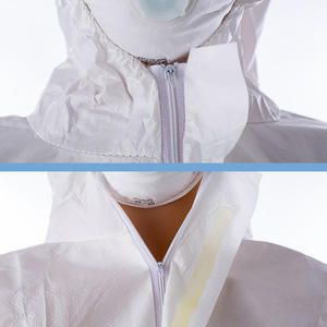 블랙 방수 통기성 정전기 방지 일회용 SF 미세다공성 필름 레벨 C 리미티드 스플래시 레귤러 핏 안전복 보호복 - Product Image 2