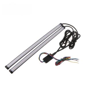 Tira de Luces LED para Motocicleta, DC 12V, Tira Flexible DRL, Tiras LED de Doble Color, Luces Estroboscópicas para Automóvil - Product Image 4