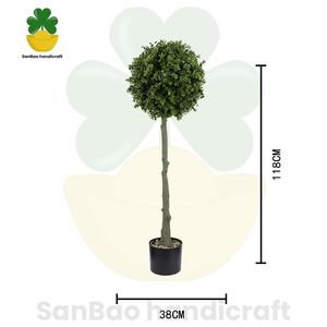 Grande boule <span class=keywords><strong>d</strong></span>'arbres artificiels en topiaire - <span class=keywords><strong>D</strong></span>écoration de jardin et fournitures de verdure verticale - Product Image 5