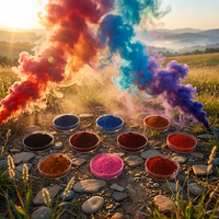 Fournisseur d'usine, colorant professionnel à base d'huile et de solvant pour feux d'artifice, colorants pour feux d'artifice chinois de jour, vente en gros de colorants pour bombes fumigènes