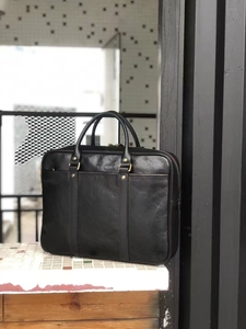Maletín de Cuero Encerado Clásico Moderno con Logotipo Personalizado, para Oficina, Portátil, para Hombre, Venta al Por Mayor en Europa, Londres - Product Image 2