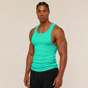 Mens Sleeveless Sports Shirt with Comfortable Fit and Flexible Construction for Exercise and Daily Wear - Product Image 3