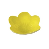Tazón de Melamina con Forma de Flor Amarilla al por Mayor de Bestwares Factory, Tazón para Servir Aperitivos con Diseño de Pétalos para Restaurante