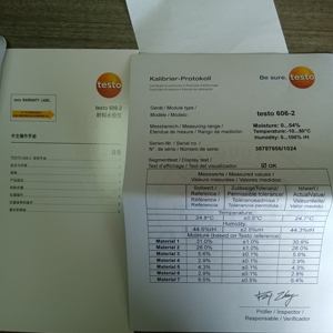 เทสโต้ 606-2 เครื่องวัดความชื้นสัมพัทธ์ 0560 6062 สำหรับไม้และวัสดุก่อสร้าง - Product Image 3