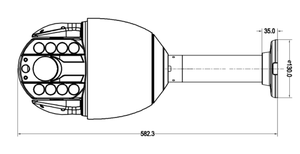 Wired Hd <span class=keywords><strong>Esterno</strong></span> <span class=keywords><strong>Wifi</strong></span> Ip68 Ptz Della Cupola di Velocità Csurvillance Poe Ir Macchina Fotografica di Visione Notturna - Product Image 3