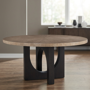 Mesa de Comedor de Diseño Moderno y Contemporáneo con Patas en U de Madera Sólida para 4, 6, 8, 10 Personas, para Hogar, Restaurante, Hotel, Apartamento, Entrada, Casa de Campo - Product Image 1