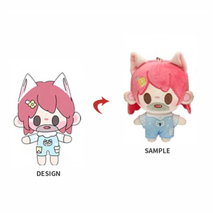 Fabricants de poupées personnalisées, jouets en peluche, poupées en peluche personnalisées de 20 cm, souvenirs adorables, poupées en peluche personnalisées d'anime Kpop - Product Image 4