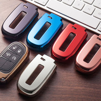 Dodge Charger Challenger Jeep Chrysler için 1 adet TPU Anahtarlık Yumuşak Kapak Kılıfı