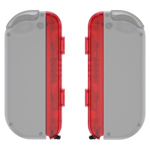 เคสใสสีแดงแบบ DIY สำหรับเปลี่ยน พร้อมสายรัดข้อมือ ปุ่ม และตัวเรือน สำหรับ Nintendo Switch และ Switch OLED - Product Image 3