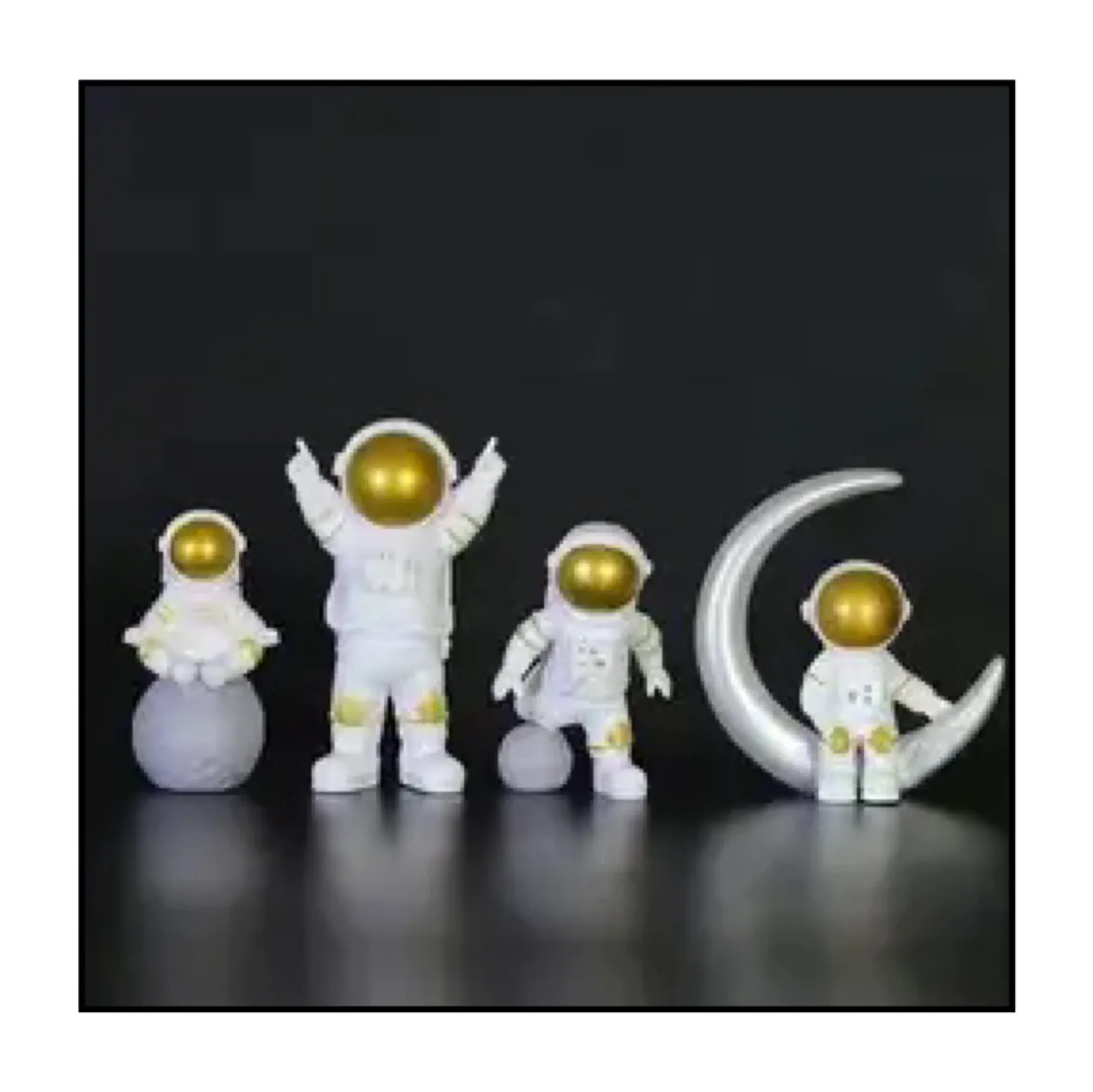 ديكور منزلي جديد حديث مخصص للبيع بالجملة تمثالات رواد الفضاء هدايا تمثال فضائيون زينة لغرفة المعيشة